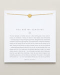 Bryan Anthonys You Are My Sunshine Mother Son Gold Necklace On Card