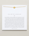 Bryan Anthonys You Are My Sunshine Gold Necklace On Card