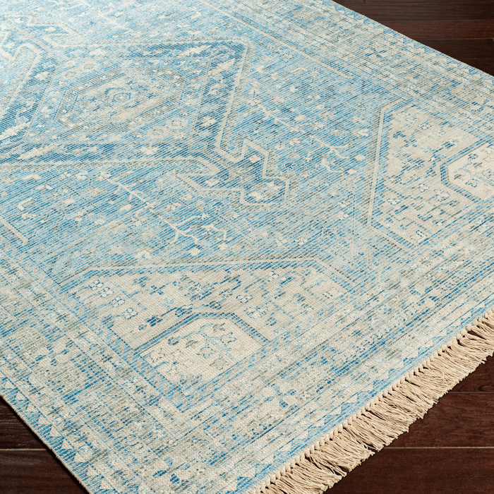 Zainab Cotton Blend Area Rug - Available in a Variety of Sizes - Rugs - The Well Appointed House