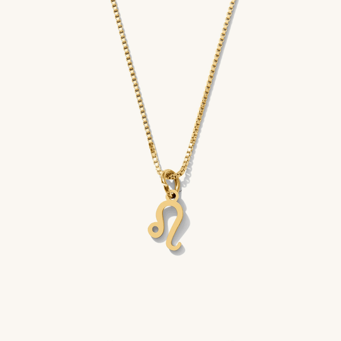 Gold Zodiac charm necklace, part of the Beads by Tara collection