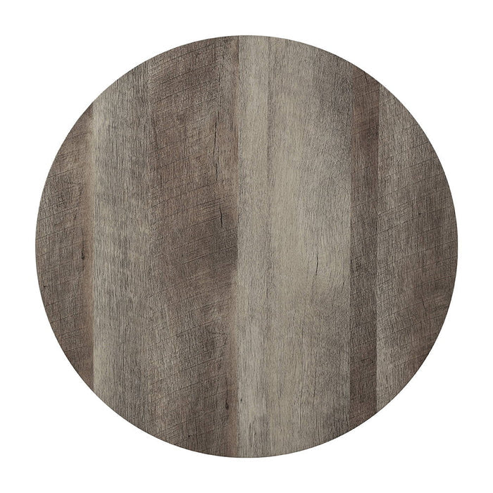 Zudora - End Table - Antique Oak & Black